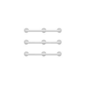 ABS 1000mm 안전바 안전손잡이35파이 장애인손잡이 스텐바 실버타운 병원복도 계단용