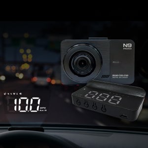 출장장착 아이로드 N9 2채널 풀HD 블랙박스 64GB 헤드업디스플레이