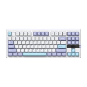 앱코 A87K 무선 블루투스 텐키리스 기계식 키보드 마일드 블루, 벚꽃축