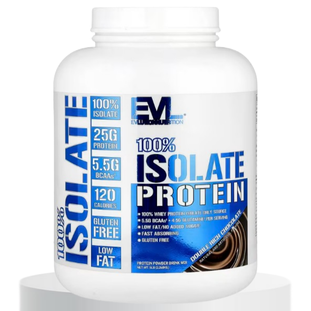 EVL 프로틴 WPI 아이솔레이트 단백질 초코맛 2.268KG <b>에볼루션뉴트리션</b> 웨이프로틴