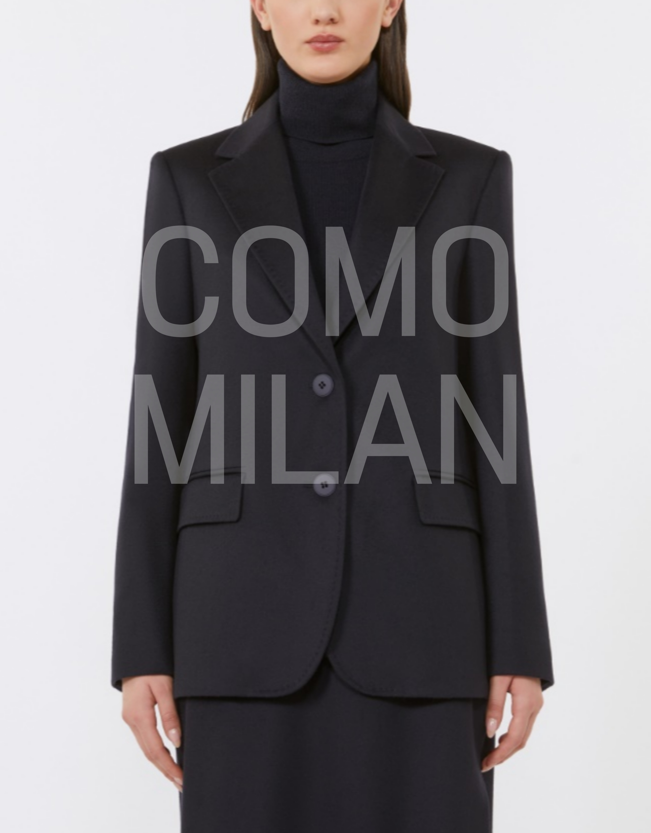 25FW 막스마라 스튜디오 FOLGORE 싱글 울 블레이저 022 네이비 MAX MARA FOLGORE SINGLE-BREASTED WOOL BLAZER (3컬러)