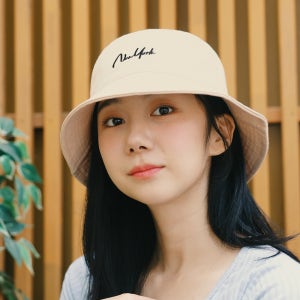 국내생산 뉴욕 레터링 탄탄 코튼 버킷햇 남자 챙모자 여자 벙거지모자