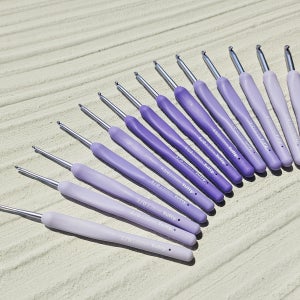 튤립 에티모 무라사키 코바늘 단품 보라 모사용 1/0호 Tulip ETIMO