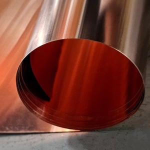얇은 구리동판 구리판재 0.2T 600mm 2M