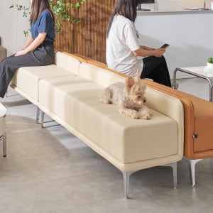 에스페라 대기실 약국 휴게실 로비 병원 의자 2인용 아이보리