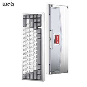 WOB ZEN65 레이니 알루미늄 유무선 핫스왑 기계식 키보드 클라우드 실버, HMX 바이올렛축 (하옵)