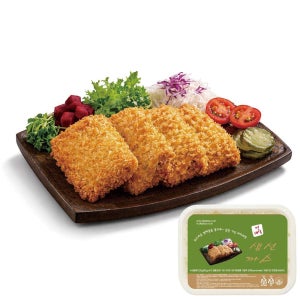 바삭 촉촉 네모 생선까스 8장 / 냉동 그대로 간편 조리, 아이와 어른 모두 즐기는 간식