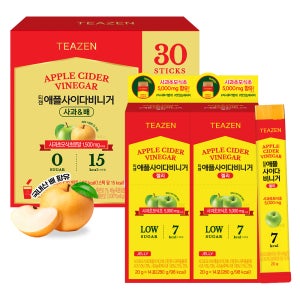 [애사비 1달관리] 티젠 애플 사이다 비니거 사과&배 30스틱+젤리 14스틱X2박스