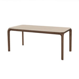 리바트 레티 6인 식탁 1810mm, 트라버틴 베이지 브라운