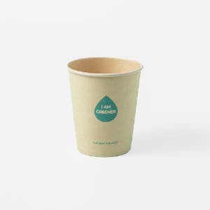 180ml 일회용 대나무 종이컵 100개 자판기 사무실 대량구매