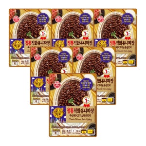 오뚜기 오즈키친 정통직화유니짜장 180g 6개