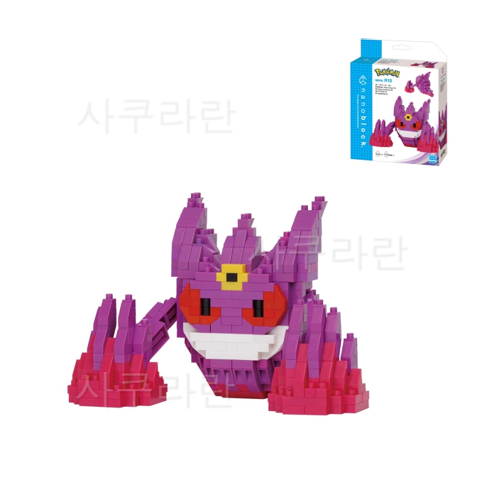 Kawada 나노블록 포켓몬스터 메가 팬텀 RS