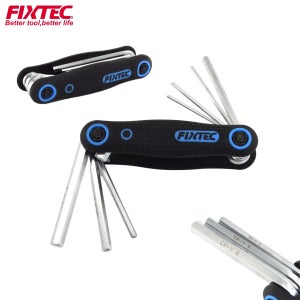 픽스텍 접이식 육각 렌치 1.5mm 부터 8mm 접이식 앨런 렌치 세트 자전거 자동차 수리