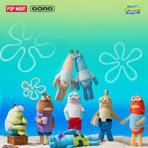 팝마트 스폰지밥 비키니 시티의 엉뚱한 친구들 인형 키링 POPMART 정품 블라인드 박스