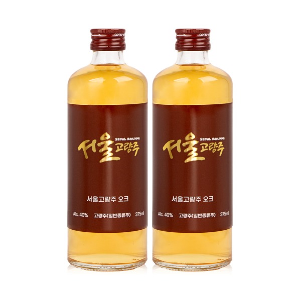 한국고량주 서울고량주 오크 40도 375ml 2병