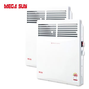 [본사직영] 1+1 메가썬 2단조절 전기컨벡터 히터 난방기 스탠드 벽걸이 겸용 2대 1000W