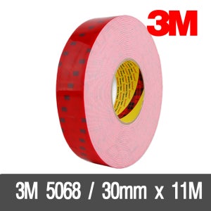 3M 5068 아크릴 폼 양면테이프 백색 30mm x 11M