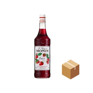모닌 시럽 스트로베리 딸기 1L, 6개