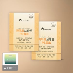 파마코브레인 PS징코 포스파티딜세린 80% 기억력 뇌 포스타디딜세린 스틱 60포, 1개
