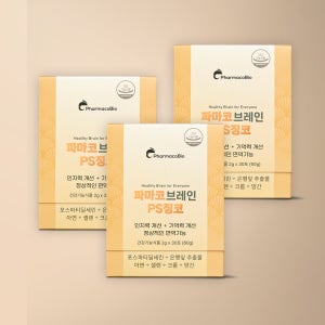파마코브레인 PS징코 포스파티딜세린 80% 기억력 뇌 포스타디딜세린 스틱 90포, 1개