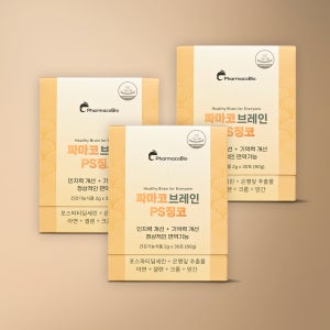 파마코브레인 PS징코 포스파티딜세린 80% 기억력 뇌 포스타디딜세린 스틱 90포, 1개
