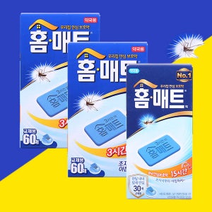 헨켈 대용량 모기 홈매트 리필 150매 ( 60매 + 60매 + 30매 ) 모기약 교체용 모기향 매트
