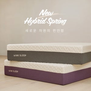 [NEW] 윙크슬립 컴포트 오가닉 하이브리드 스프링 매트리스 SS 미디엄 하드