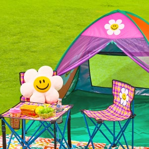 [위글위글] 2인용 소형 원터치 팝업 텐트 SET - Smile We Love