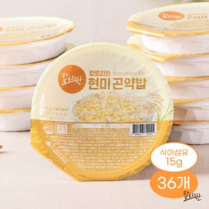 티엘푸드 저칼로리 저속노화 혈당 저당 현미곤약밥 즉석밥 150g, 36개