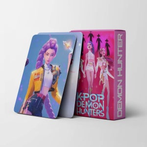 A 케이팝 데몬헌터스 사자보이즈 헌트릭스 포토카드 굿즈 55장 세트 애니 카드 Photo card