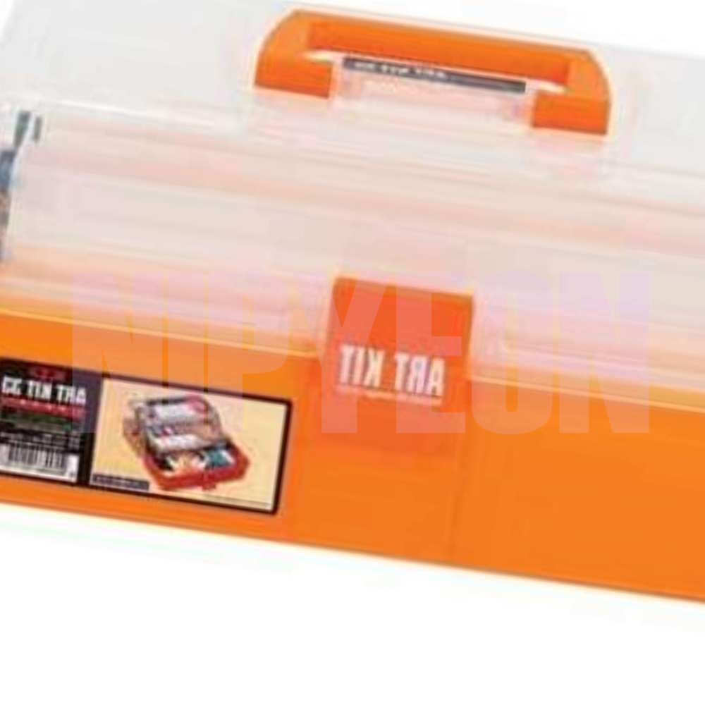 은방울나무 다용도보관함 오렌지 340x195x160 1p 공구정리함 공구보관함