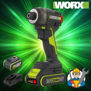 웍스 임팩 드라이버 드릴 오일펄스 충전 20V WU298 5.0Ah 배터리 1개