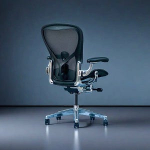 12년 보증 허먼밀러 뉴 에어론 체어 B TYPE 사무용 의자 CD, 오닉스