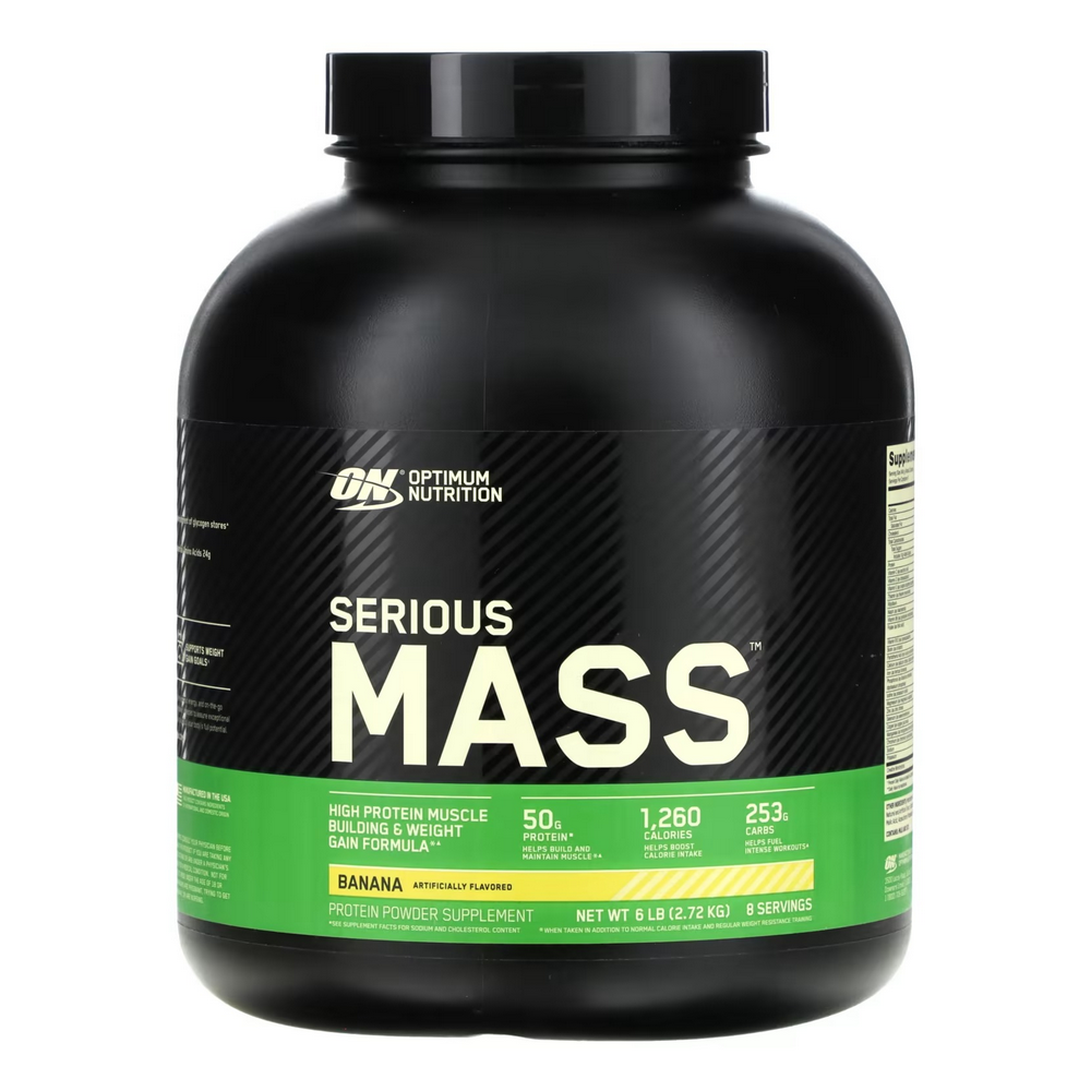 <b>옵티멈뉴트리션</b> 시리어스 매스 바나나 6lb 2.72 kg