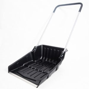 제설눈삽 DKJ-H605 바퀴식 대형삽(블랙-폭 55cm)