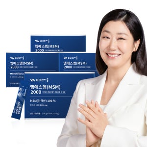 [12개월분] 비타민마을 MSM(엠에스엠) 식이유황 2000 분말 100% 90포, 4개