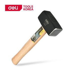 델리툴즈 돌망치 1kg 오크원목 오함마 캠핑망치 DL448010
