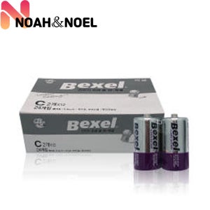 벡셀 망간건전지 C(R14)건전지 1박스(24개입)