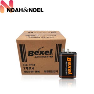 벡셀 4R25(4FM) 랜턴건전지 1박스(4개입)