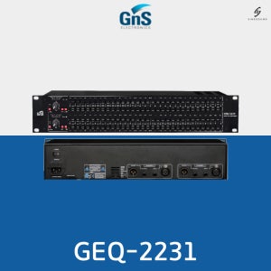 GNS 지앤에스 GEQ-2231 31대역 2채널 그래픽 이퀄라이저 노이즈 주파수 대역 조정