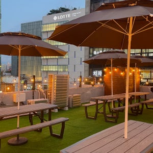 영등포역 루프탑 바베큐 파티룸 BBQ 노래방 회식 여의도 구로 신림 대형 숙박 공간 대여