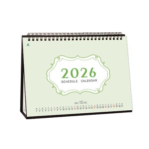 2026 A4 스케줄메모 탁상달력 소량인쇄, 상호인쇄