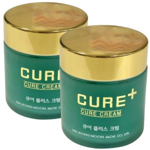 1+1 김정문알로에 라센스 로에 큐어 플러스 크림 80g 피부보습 피부진정