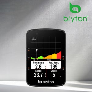 브라이튼 라이더 550 GPS 자전거 속도계 버튼식 클라임 챌린지
