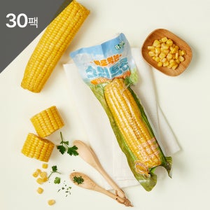 타다 스위트콘 노랑옥수수 초당옥수수 삶은 찐옥수수 통옥수수 싱글 더블콘 340g, 30개