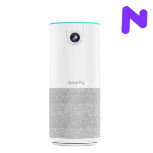 Nearity C10 화상회의 마이크 카메라 웹캠 스피커폰 회의용 인강용 화이트