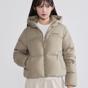 [디스커버리] 여성 올리아 글로우 다운 숏패딩 (BEIGE) DWDJ94056