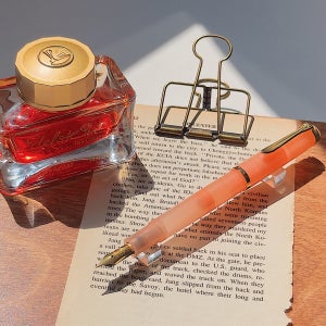 펠리칸 만년필 M200 아프리콧 ACHAT 한정판