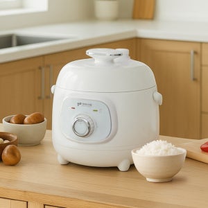 키친아트 미니 압력밥솥 전기밥솥 한끼맞춤 1~3인용 KSJ-RC350