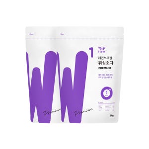 레인보우샵 미국산 워싱소다 프리미엄 3kg 2개입 총 6kg 대용량 탄산소다